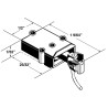 KADEE 800 MEDIUM CENTRESET PLASTIC COUPLERS WITH PLASTIC GEAR BOX - RED OXIDE - O SCALE