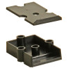 KADEE 817 PLASTIC DRAFT GEAR & LIDS - BLACK - O SCALE