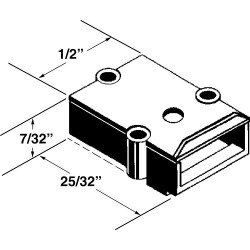 KADEE 817 PLASTIC DRAFT GEAR & LIDS - BLACK - O SCALE