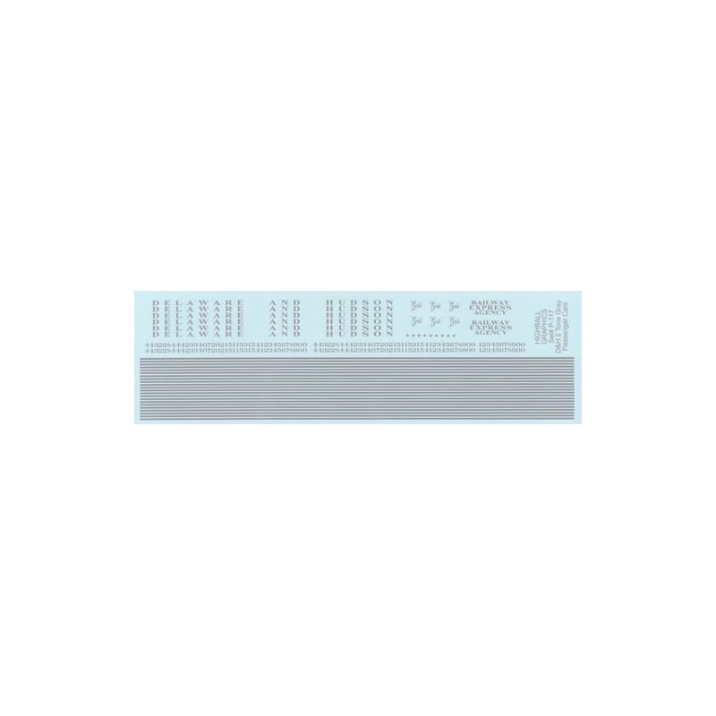 HIGHBALL P-117 DELAWARE & HUDSON PASSENGER CAR - HO SCALE