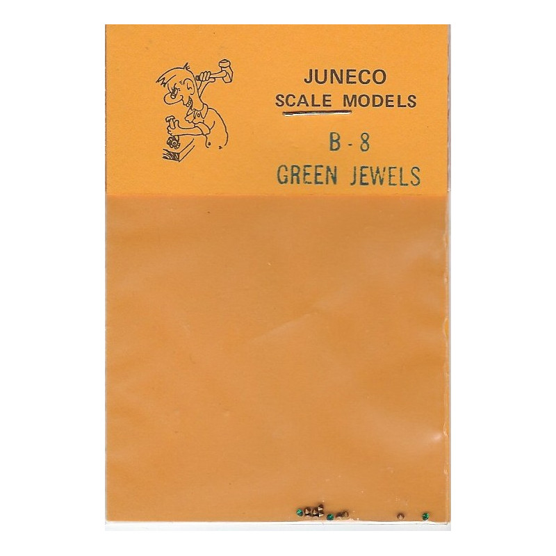 JUNECO B-8 - 4 3/4" JEWELS - GREEN