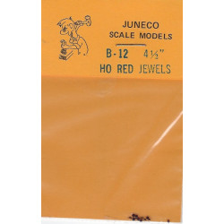 JUNECO B-12 - 4 1/2" JEWELS - RED