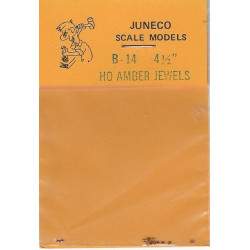 JUNECO B-14 - 4 1/2" JEWELS - AMBER