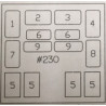AMB 230 - LOCOMOTIVE WINDOW SET - ATHEARN GP/SD - HO SCALE