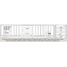 HIGHBALL F-394 CANADIAN PACIFIC TRENTON 5277cuft 50' BOXCARS - HO SCALE