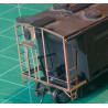BLACK CAT BC330 - CANADIAN PACIFIC CANADIAN STYLE LADDERS - 7 RUNG FOR 10' IH STEEL CARS - HO SCALE