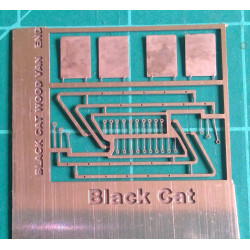 BLACK CAT BC340 - CANADIAN PACIFIC WOOD CABOOSE LADDERS - HO SCALENDOW FRAMES & GLASS - HO SCALE