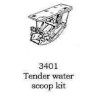 PSC 3401NOS - STEAM LOCOMOTIVE TENDER WATER SCOOP KIT - HO SCALE