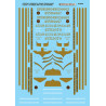 MICROSCALE DECAL 87-990 - CENTRAL VERMONT / GRAND TRUNK DIESEL LOCOMOTIVES - HO SCALE