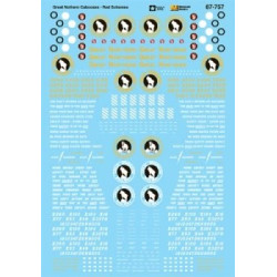 MICROSCALE DECAL 87-757 - GREAT NORTHERN CABOOSES