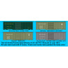 HIGHBALL F-444 US ARMED FORCES BOXCARS - HO SCALE