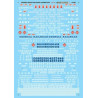 MICROSCALE DECAL 87-889 - GEORGIA GROUP DIESEL LOCOMOTIVES - HO SCALE