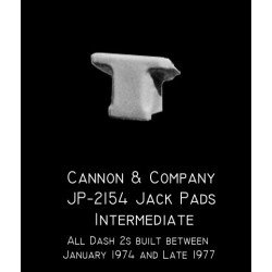 CANNON JP-2154 - EMD SD JACKING PADS - INTERMEDIATE - HO SCALE