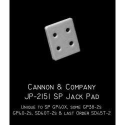 CANNON JP-2151 - EMD  JACKING PLATES - SOUTHERN PACIFIC - HO SCALE