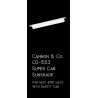 CANNON SH-1553 - SUPER CAB SUNSHADES - HO SCALE