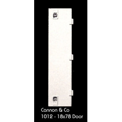 CANNON HD-1002 - EMD HOOD UNIT DOORS - 18" X 78" WITH 3 HINGES AND 2 LATCHES - HO SCALE