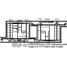 BLACK CAT BC350 - CANADIAN PACIFIC ALUMINUM OR CANADIAN NATIONAL 8 HATCH CURVED SIDE COVERED HOPPER ENDS - HO SCALE