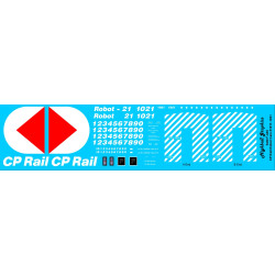 HIGHBALL F-448 CPRAIL ROBOT CARS 1017-1031 - HO SCALE