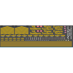 HIGHBALL L-350 NEW BRUNSWICK SOUTHERN FAMILY SD70M-2 LOCOMOTIVES - HO SCALE