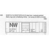 CDS DRY TRANSFER N-390NOS  NORFOLK & WESTERN 40' BOXCAR - N SCALE