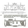 CDS DRY TRANSFER HO-67NOS  CENTRAL VERMONT CABOOSE - HO SCALE