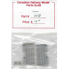 CRMPG 2258 - CANADIAN NATIONAL MILL GONDOLA ENDS - HO SCALE
