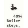 PSC 4094 - STEAM LOCOMOTIVE BOILER STEPS - O SCALE