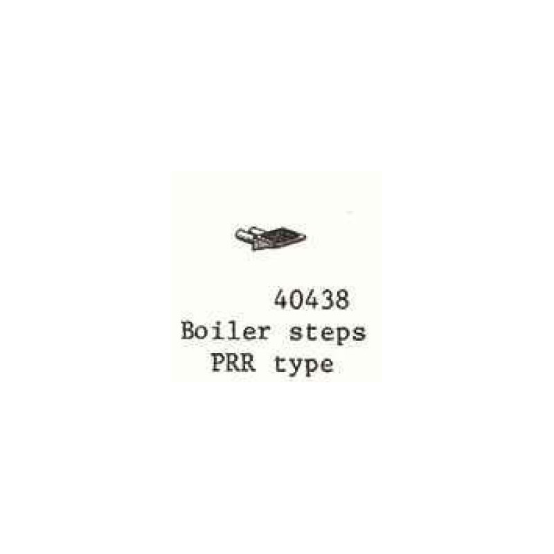 PSC 40438 - STEAM LOCOMOTIVE PRR TYPE BOILER STEPS - O SCALE