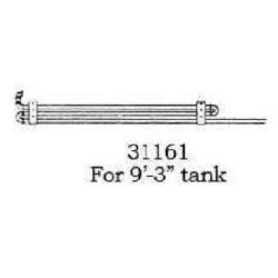 PSC 31161 - STEAM LOCOMOTIVE AIR TANK COOLING COILS FOR 9'3" TANK - HO SCALE