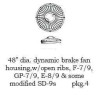 PSC 3992 - DIESEL LOCOMOTIVE 48" DYNAMIC BRAKE FAN - HO SCALE