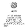 PSC 3990 - DIESEL LOCOMOTIVE 36" DYNAMIC BRAKE FAN - HO SCALE