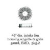 PSC 3964 - DIESEL LOCOMOTIVE 48" RADIATOR FAN - HO SCALE