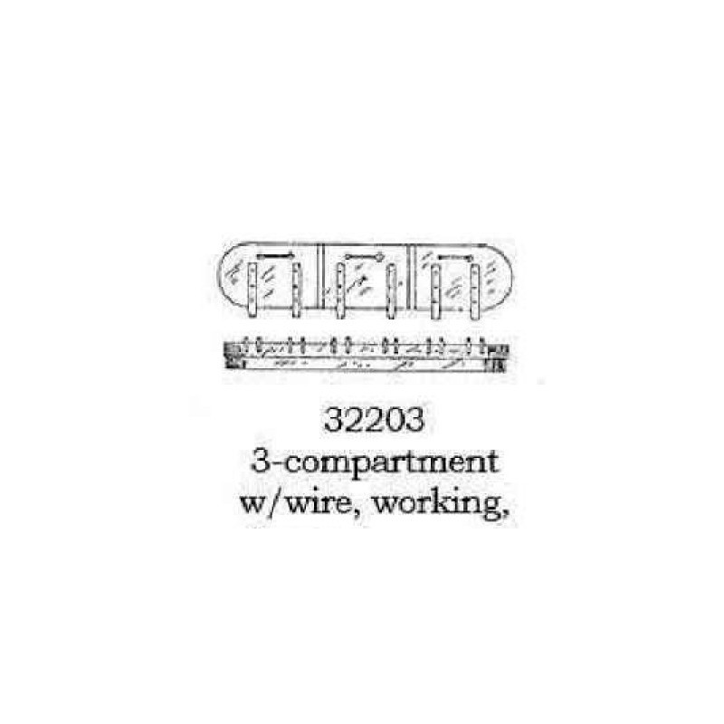 PSC 32203 - STEAM LOCOMOTIVE TENDER WATER HATCH - HO SCALE