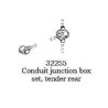 PSC 32255 - STEAM LOCOMOTIVE TENDER CONDUIT JUNCTION BOX - HO SCALE