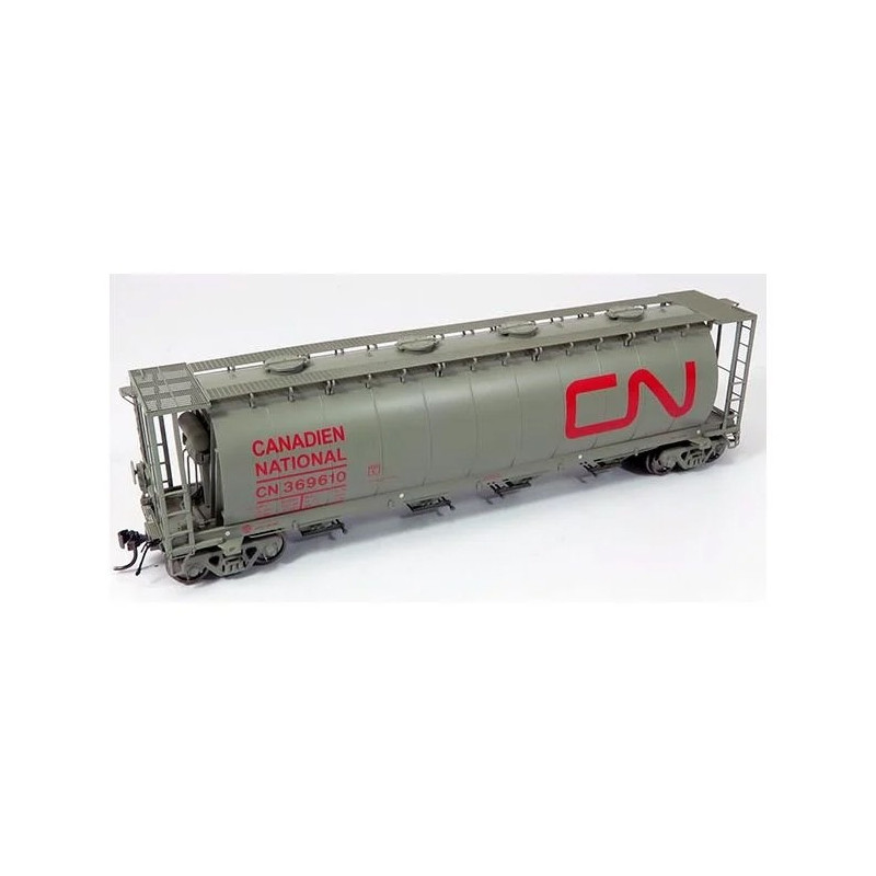 RAPIDO 127023A - 3800 CU.FT. COVERED HOPPER - CANADIAN NATIONAL - HO SCALE