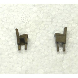 CAL-SCALE 190-6627 - STEAM LOCOMOTIVE CAB SEATS  - HO SCALE