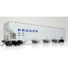 RAPIDO 157002A - 5720 CU.FT. COVERED HOPPER - PROCOR BLUE - HO SCALE