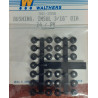 WALTHERS 941-2046 - INSULATED PLASTIC BUSHING - 3/16" OUTSIDE DIAMETER