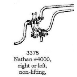 PSC 3375 - STEAM LOCOMOTIVE NATHAN 4000 NON-LIFTING INJECTOR - HO SCALE