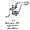 PSC 3375 - STEAM LOCOMOTIVE NATHAN 4000 NON-LIFTING INJECTOR - HO SCALE