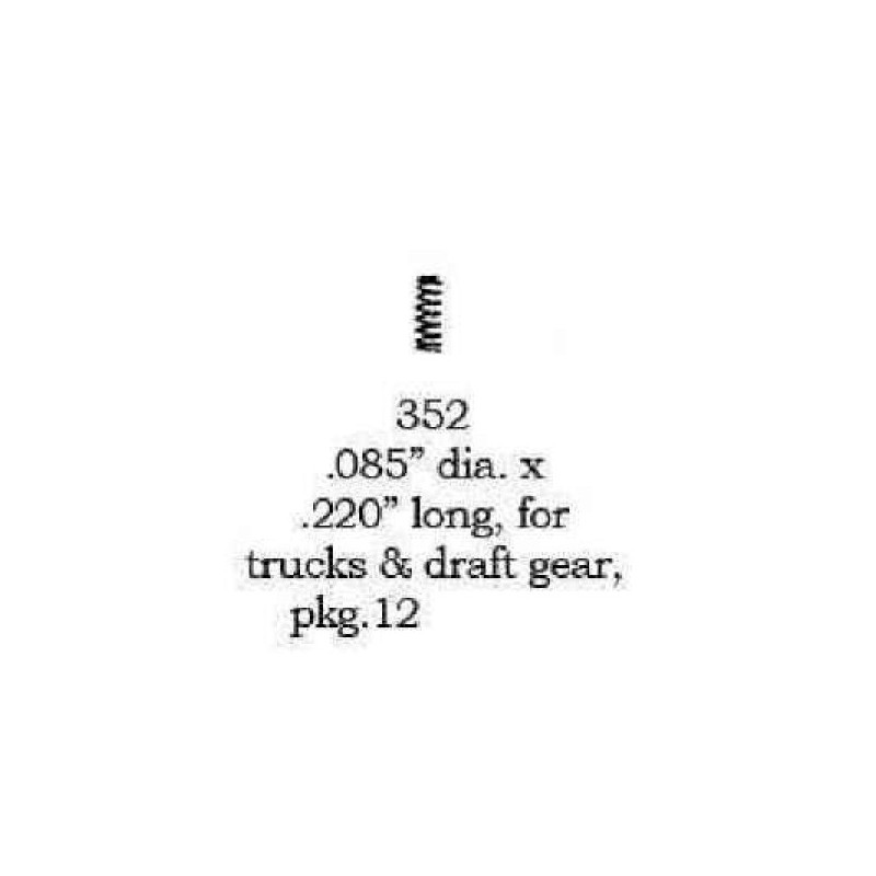 PSC 352 - LARGE SPRINGS - .085" DIAMETER x .22" LONG