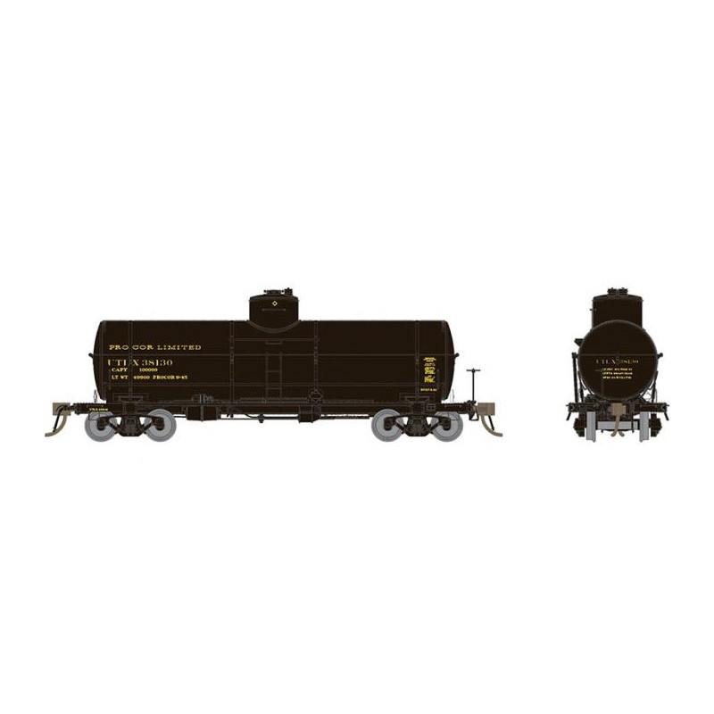 RAPIDO 159009A - UNION X-3 TANK CAR - PROCOR LIMITED - HO SCALE 