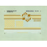 MICROSCALE DECAL 60-4233 - HUDSON BAY RAILWAY DIESEL LOCOMOTIVES - N SCALE