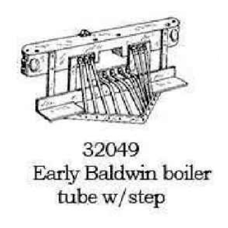 PSC 32049 - STEAM LOCOMOTIVE EARLY BALDWIN TUBE PILOT - HO SCALE