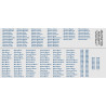 HIGHBALL RAP-026-HO - CHATEAU & MANOR SLEEPER CAR NAMES FOR RAPIDO SLEEPERS - VIA HEP - HO SCALE