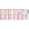HIGHBALL RAP-024-HO - CHATEAU & MANOR SLEEPER CAR NAMES FOR RAPIDO SLEEPERS - CPRAIL - HO SCALE