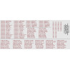 HIGHBALL RAP-025-HO - CHATEAU & MANOR SLEEPER CAR NAMES FOR RAPIDO SLEEPERS - CANADIAN PACIFIC - HO SCALE