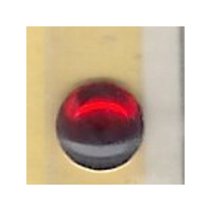 MV PRODUCTS 198 - RED LENSE - 0.200" DIAMETER