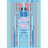 MICROSCALE DECAL 87-1518 - UNION PACIFIC ES44AC - PINK RIBBON & 5000th GEVO - HO  SCALE