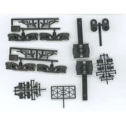DETAIL ASSOCIATES 905 - CONVERSION KIT FOR AMTRAK MATERIAL HANDLING CAR - CONCOR TYPE I TO TYPE II - HO SCALE
